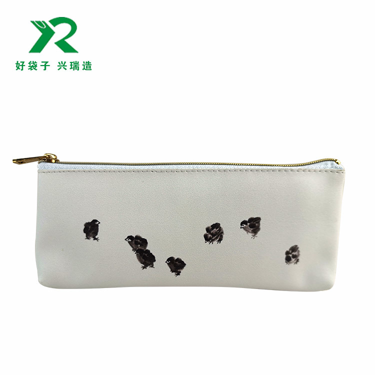时尚帆布烫画笔袋定制