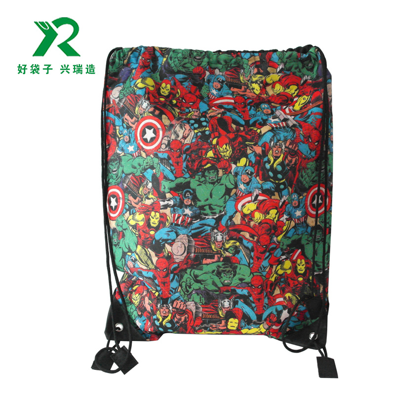 时尚数码印花防水背包袋定制