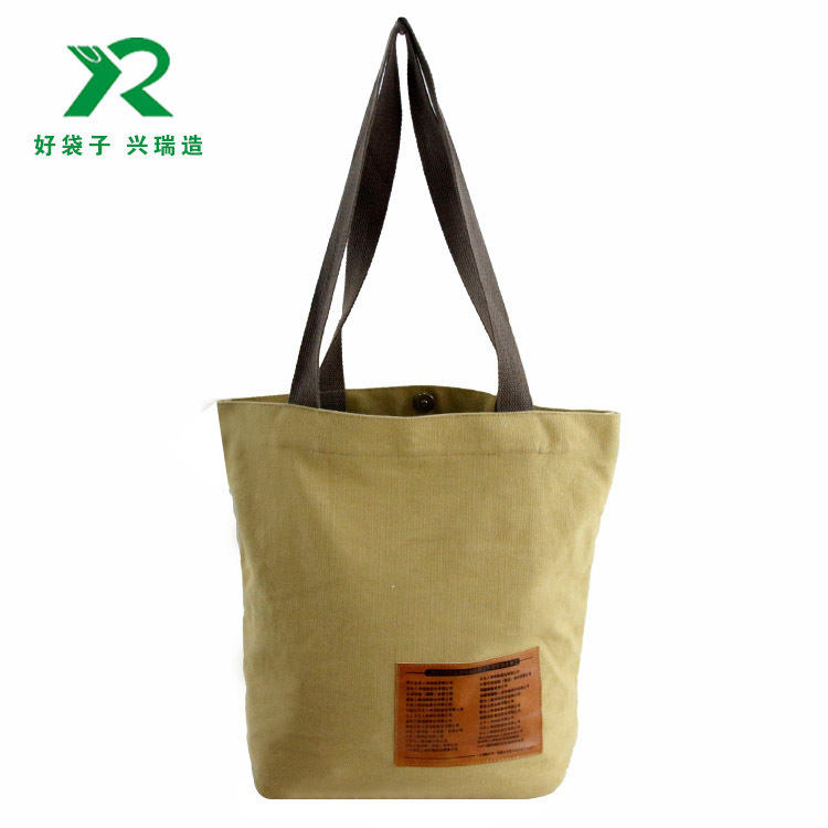 全棉帆布袋定制压花LOGO