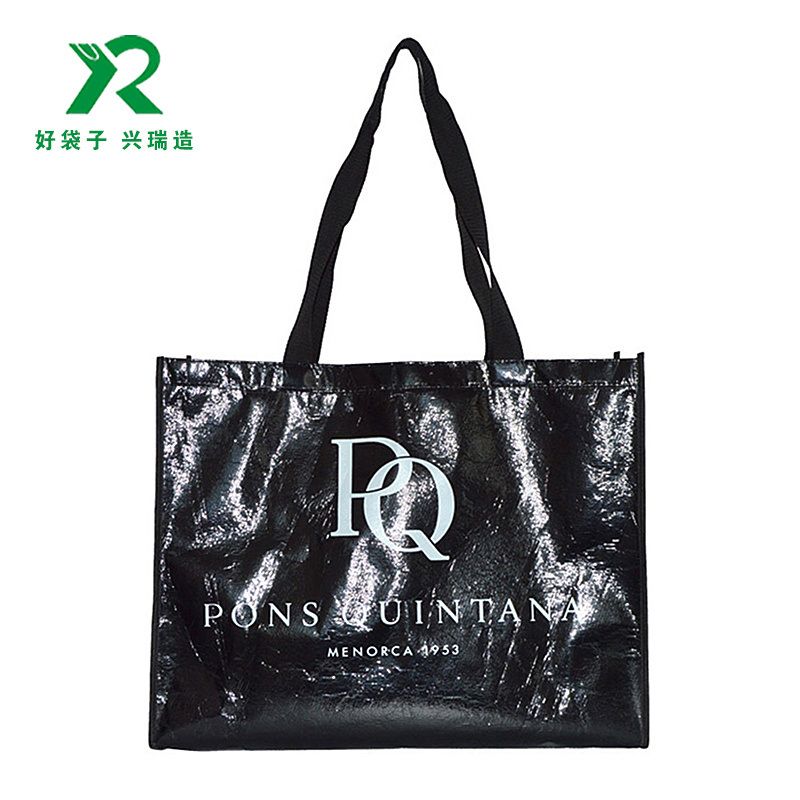 亮光大容量覆膜购物袋定制
