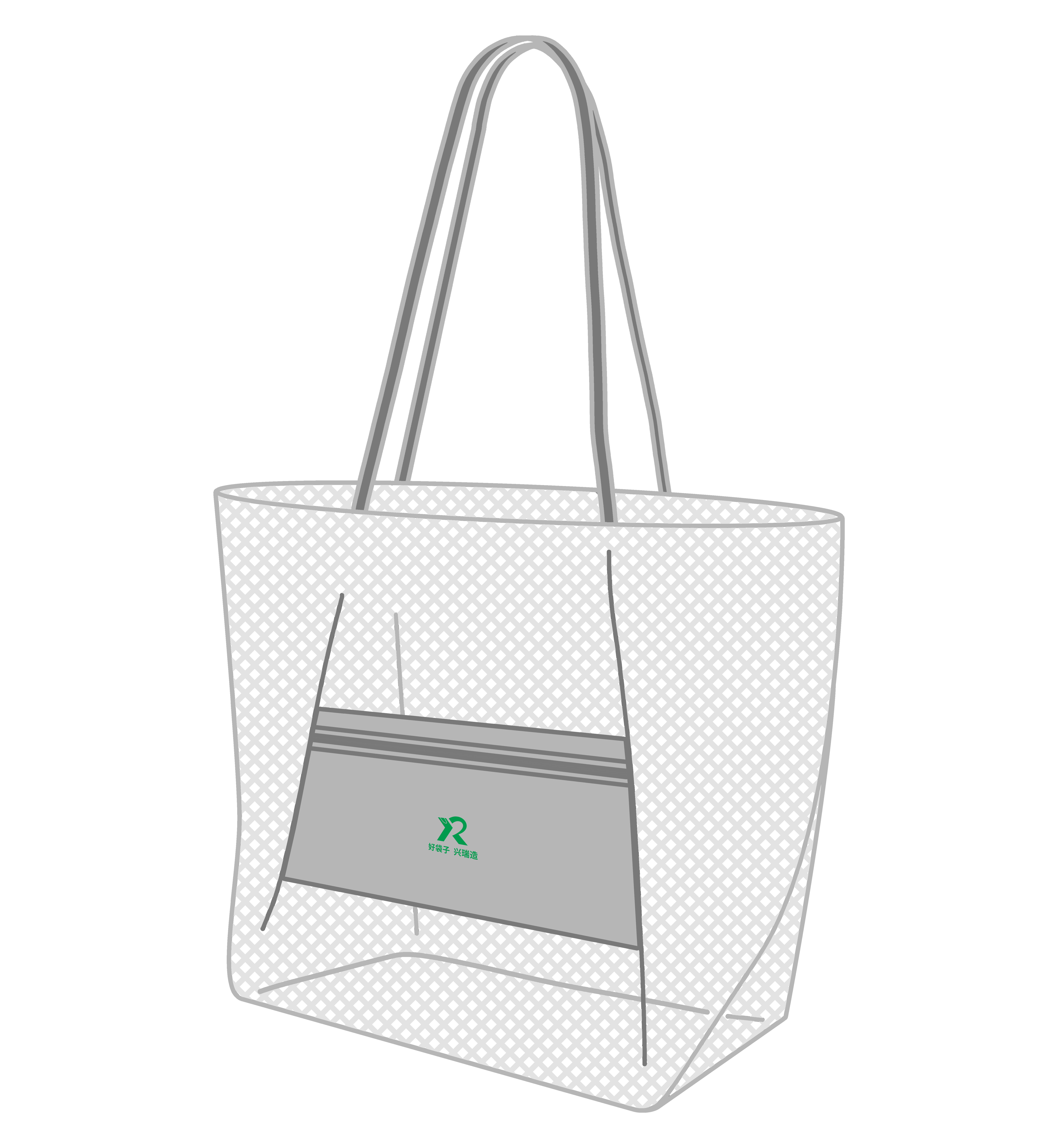 网兜沙滩包可折叠收纳袋