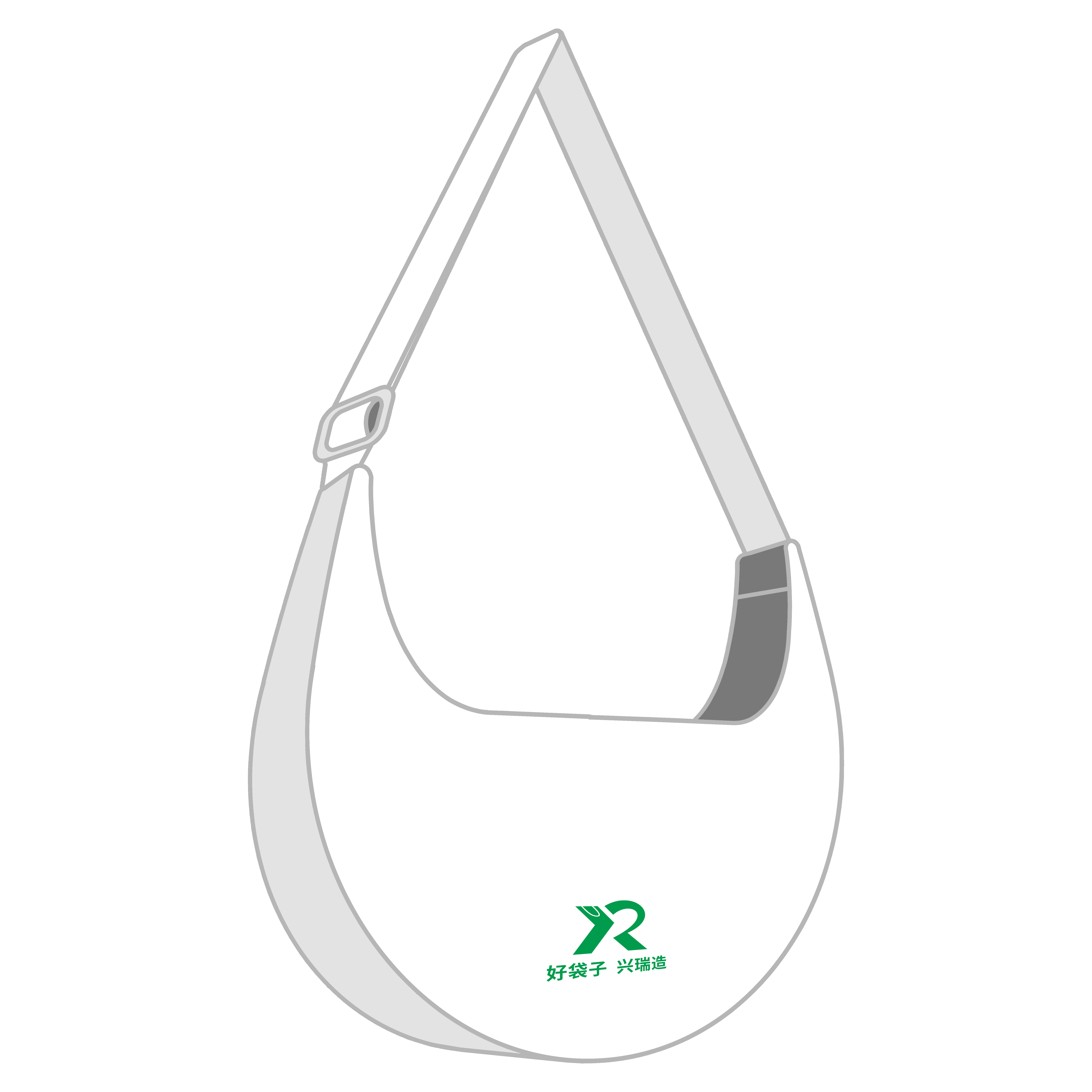 单肩月亮斜挎包